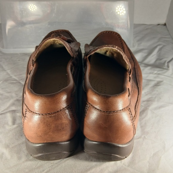 Giorgio Brutini Mens Celebrity Tassel Loafer Shoes Brown Leather Slip On Size 9M - Picture 5 of 8